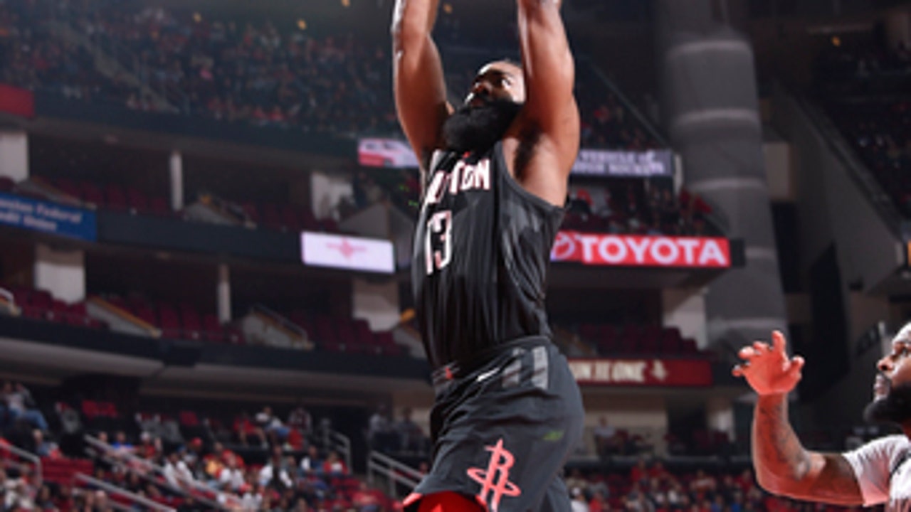 Harden helps Rockets beat Nets 117-103 (Nov 27, 2017)